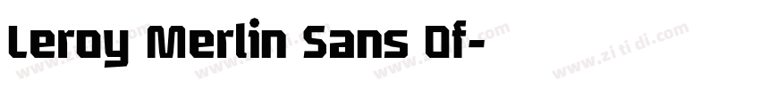 Leroy Merlin Sans Of字体转换